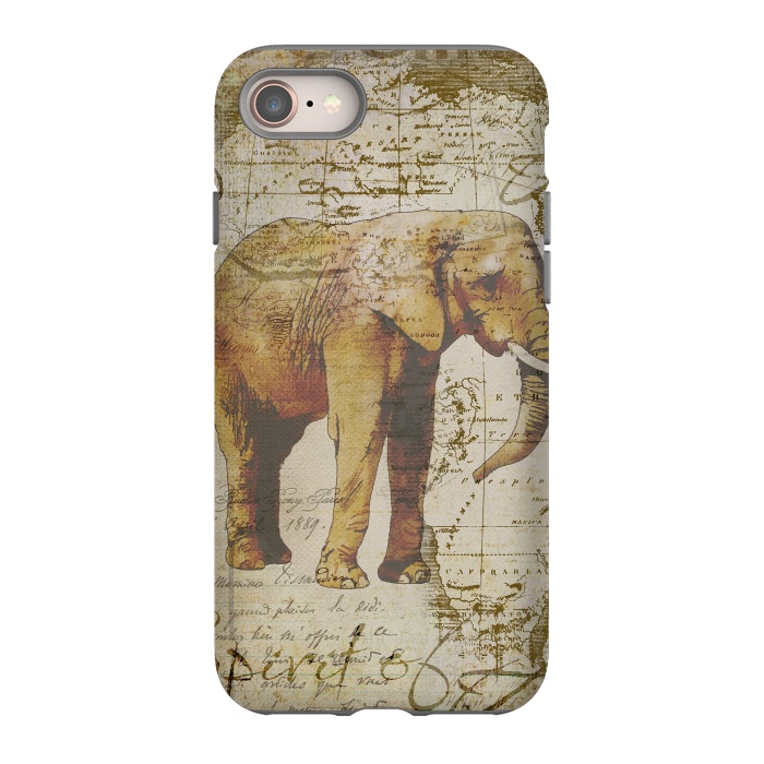 iPhone 8 StrongFit African Elephant by Andrea Haase