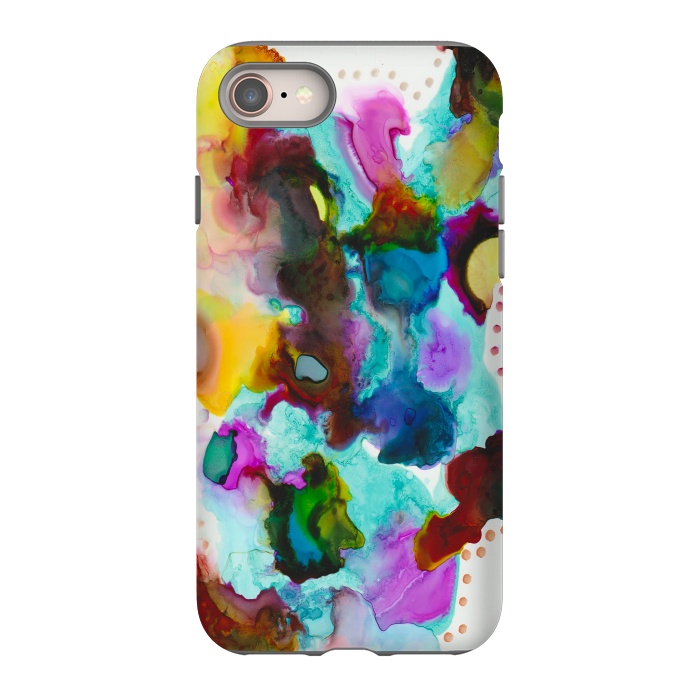 iPhone 8 StrongFit Alcohol ink 4 by haroulita