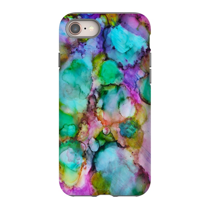 iPhone 8 StrongFit Alcohol ink 8 by haroulita
