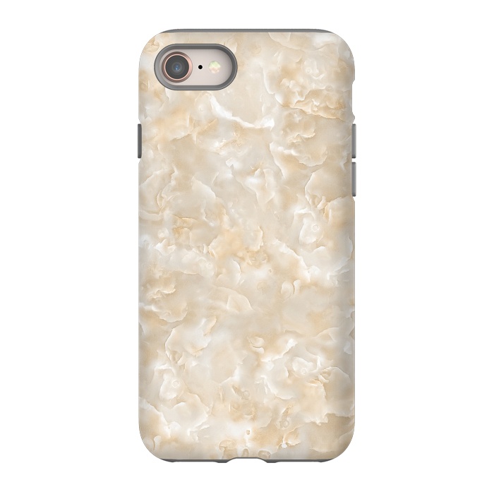 iPhone 8 StrongFit Creme Mother of Pearl Texture by  Utart