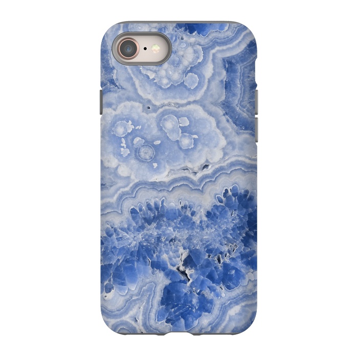 iPhone 8 StrongFit Light Blue Chrystal Agate by  Utart