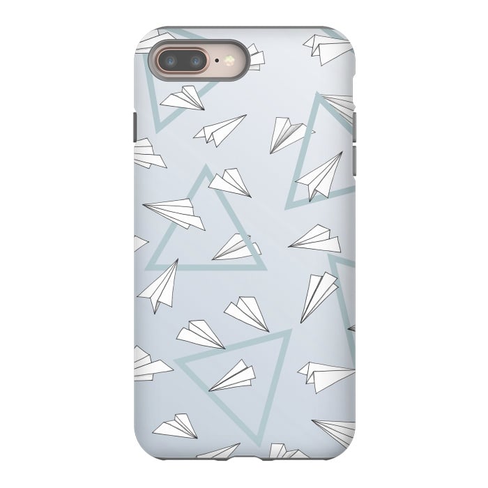 iPhone 8 plus StrongFit Paper Planes by Barlena