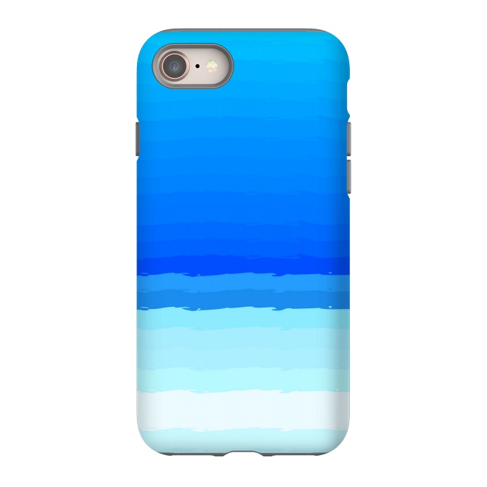 iPhone 8 StrongFit blue shaded lines shades by MALLIKA