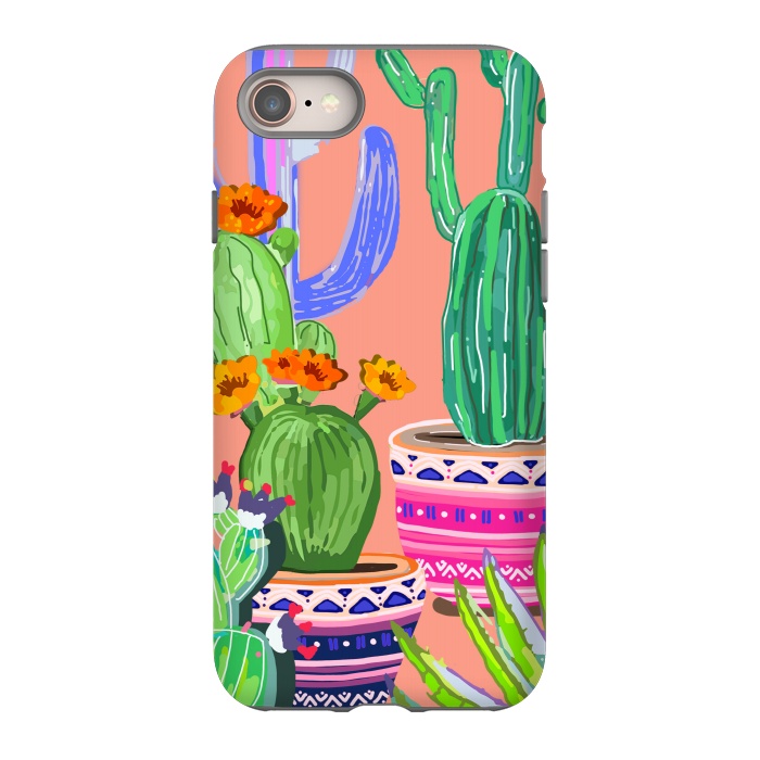 iPhone 8 StrongFit Cactus wonderland by MUKTA LATA BARUA