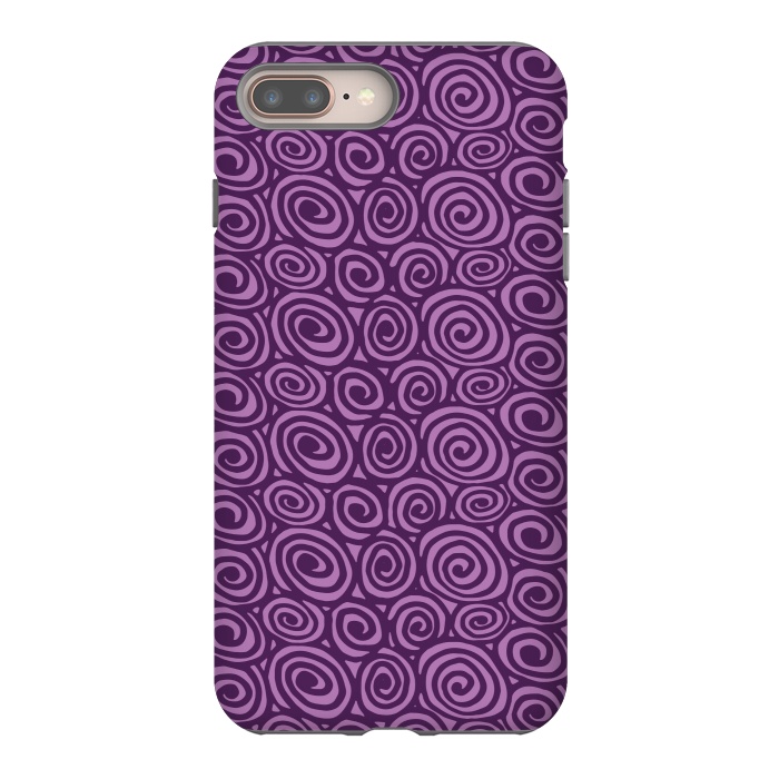 iPhone 8 plus StrongFit Spiral pattern by Laura Nagel