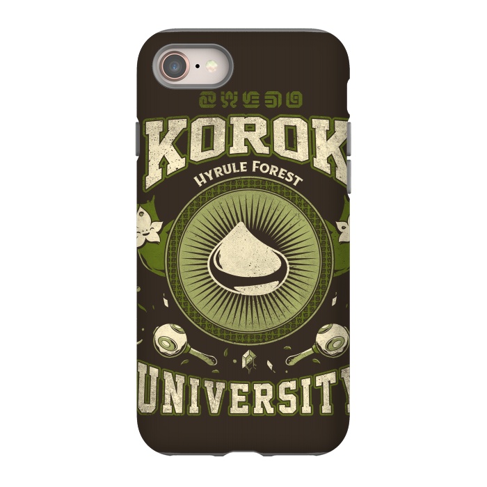iPhone 8 StrongFit Korok University by Ilustrata