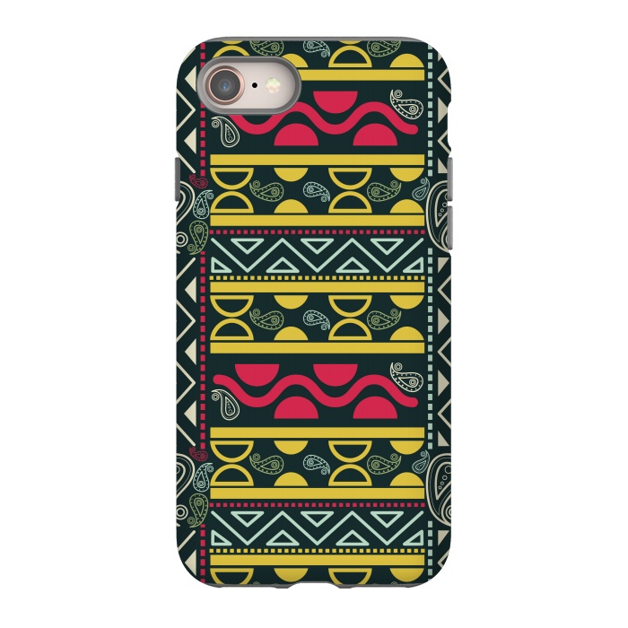 iPhone 8 StrongFit colorful aztec  by TMSarts