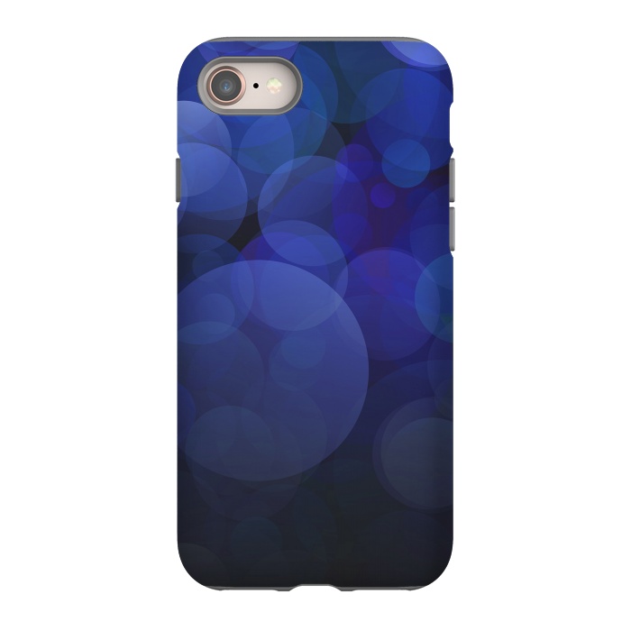 iPhone 8 StrongFit Magical Blue Bokeh Lights by Andrea Haase