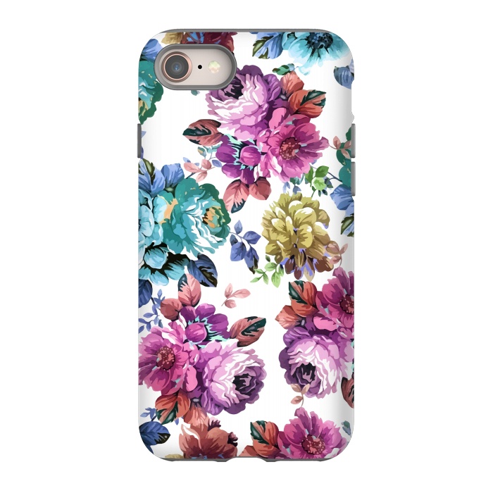 iPhone 8 StrongFit Fluorescent Roses by Creativeaxle