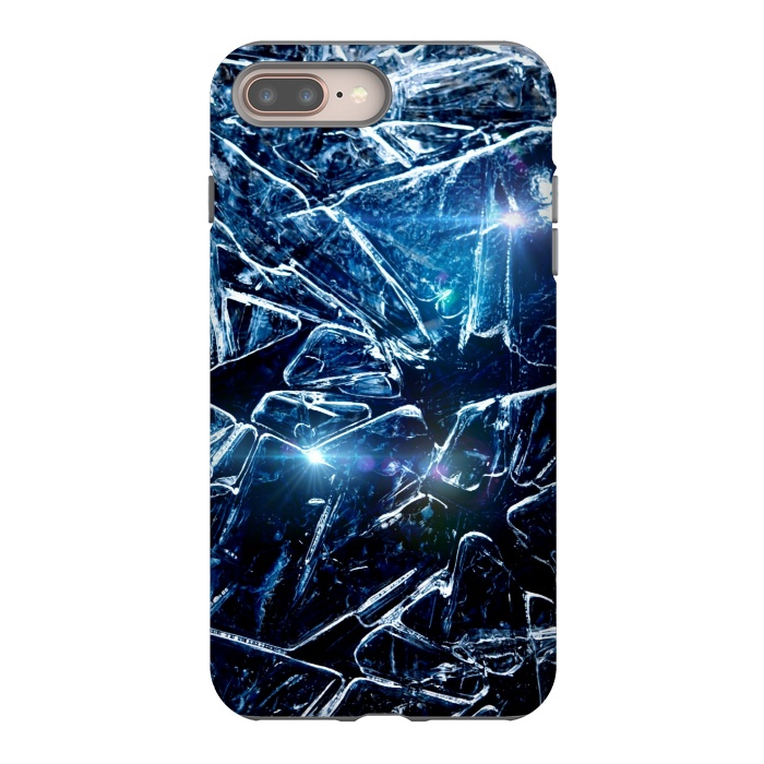 iPhone 8 plus StrongFit Cracked Ice by Gringoface Designs