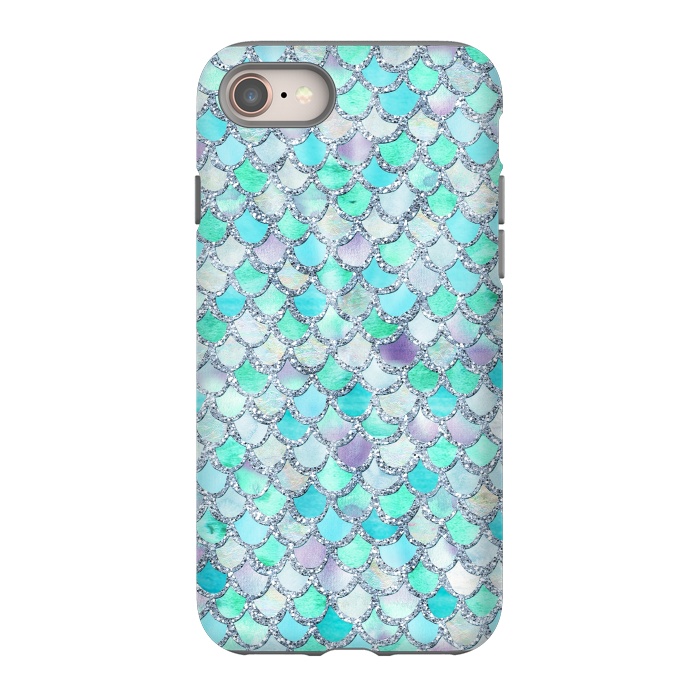 iPhone 8 StrongFit Hand drawn mermaid scales  by  Utart