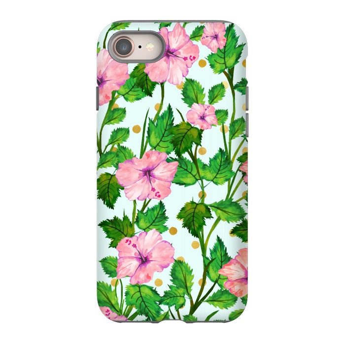 iPhone 8 StrongFit Blush Blossom by Uma Prabhakar Gokhale