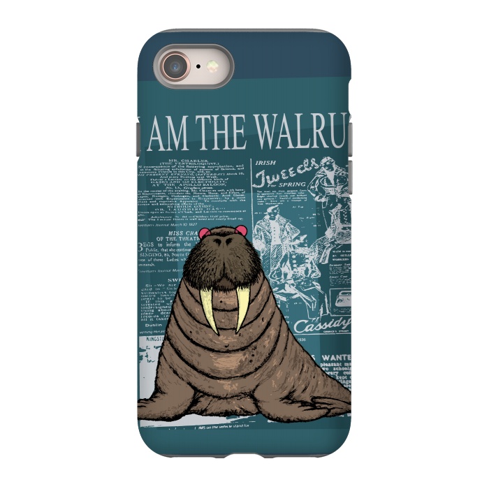 iPhone 8 StrongFit I am the walrus by Mangulica