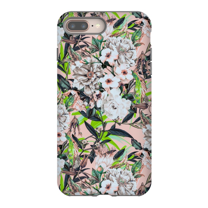 iPhone 8 plus StrongFit Flowering bouquet pink by Mmartabc