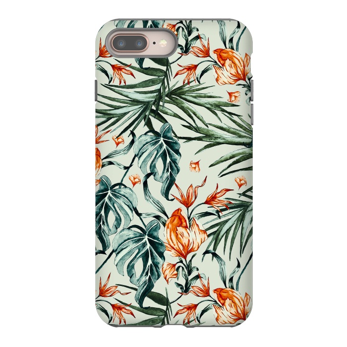 iPhone 8 plus StrongFit Exotic flower nature-07 by Mmartabc