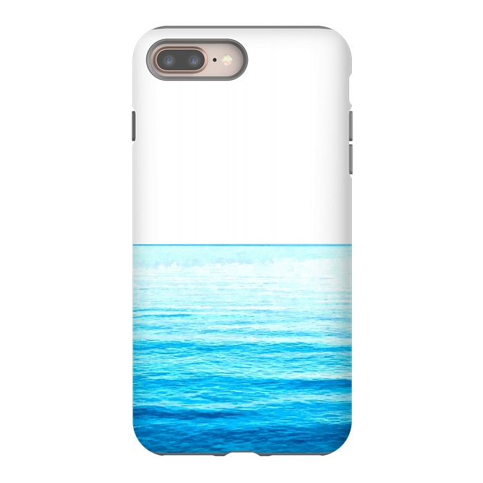 iPhone 8 plus StrongFit Blue Ocean Illustration by Alemi