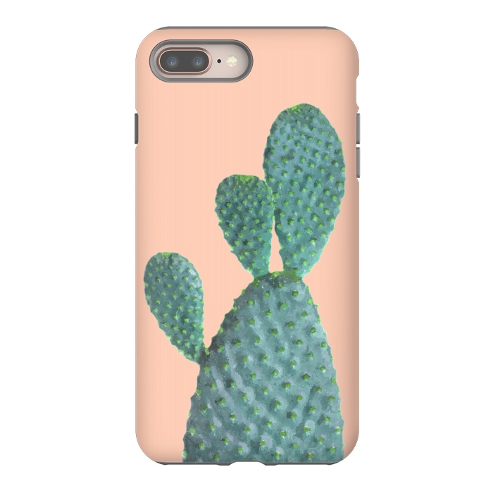 iPhone 8 plus StrongFit Cactus Watercolor by Alemi