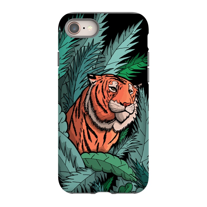 iPhone 8 StrongFit As the tiger emerged from the jungle by Steve Wade (Swade)