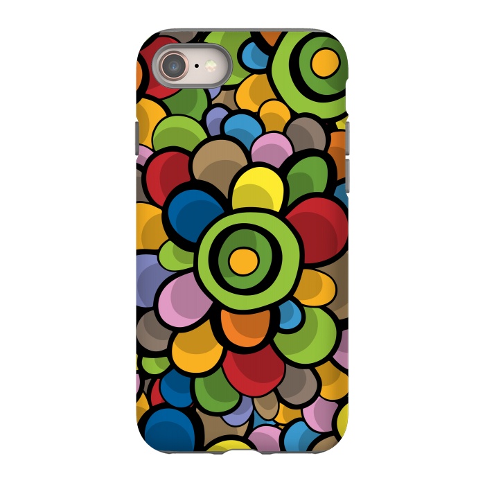 iPhone 8 StrongFit Spring Bubble Flower by Majoih