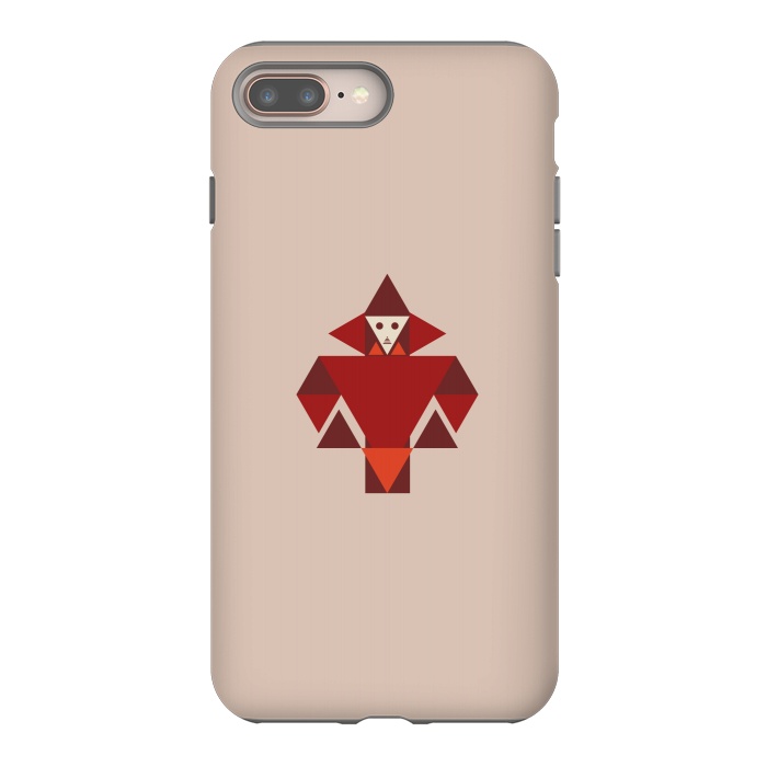 iPhone 8 plus StrongFit triangle human art by TMSarts