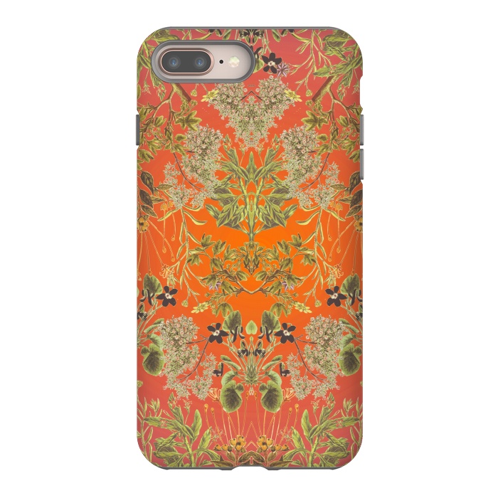 iPhone 8 plus StrongFit Botanical Pattern by Zala Farah