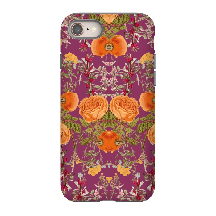iPhone 8 StrongFit Vibrant Botanic by Zala Farah