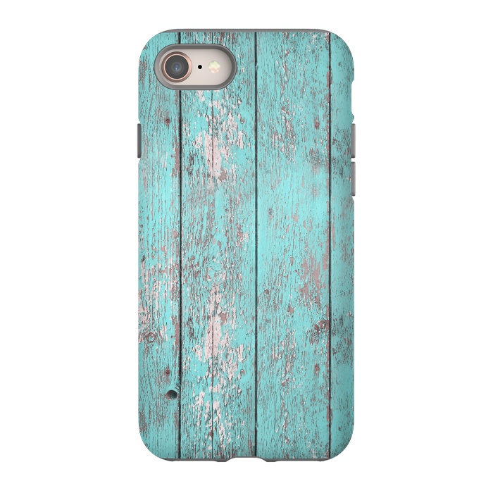 iPhone 8 StrongFit Old Board Wall With Flaked Paint by Andrea Haase