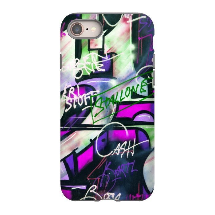 iPhone 8 StrongFit Colorful Graffiti by Andrea Haase