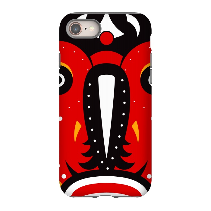 iPhone 8 StrongFit teke tribal mask by TMSarts