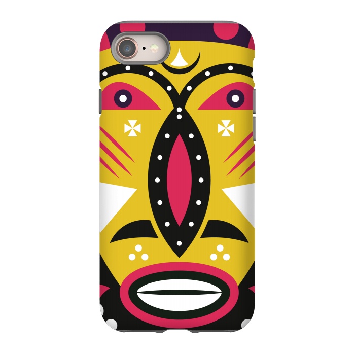iPhone 8 StrongFit kuba tribal mask by TMSarts