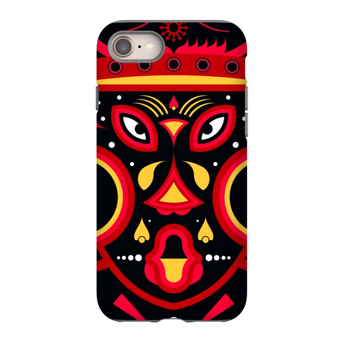 iPhone 8 StrongFit ceremonial tribal mask by TMSarts