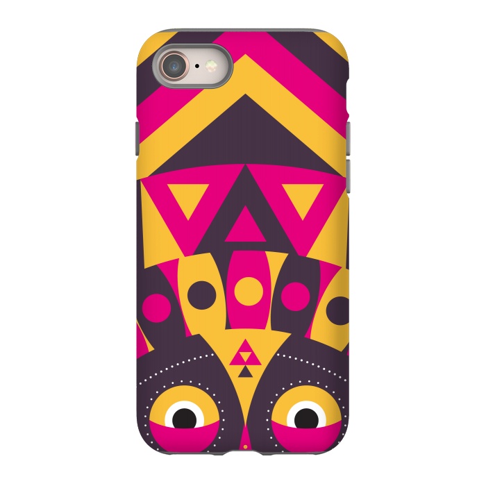 iPhone 8 StrongFit aboriginal tribal mask by TMSarts
