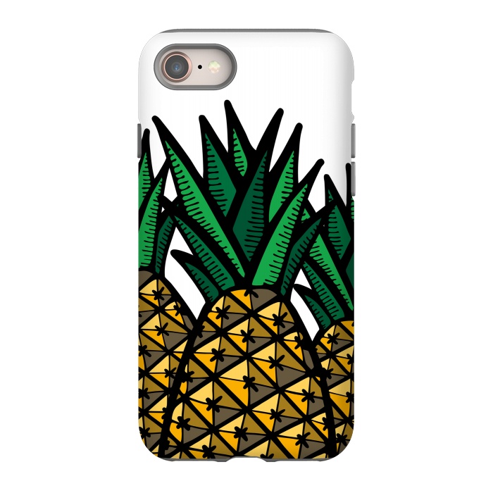 iPhone 8 StrongFit Pineapple Field by Majoih