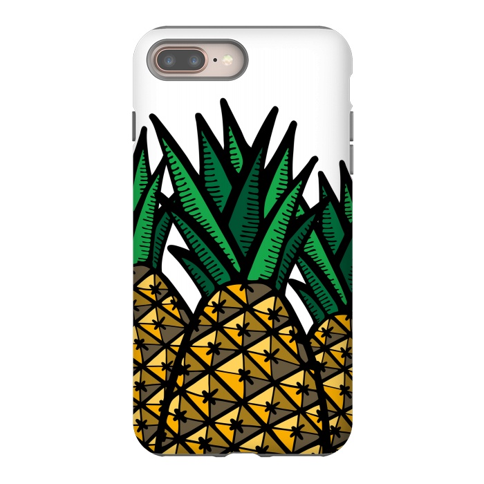 iPhone 8 plus StrongFit Pineapple Field by Majoih