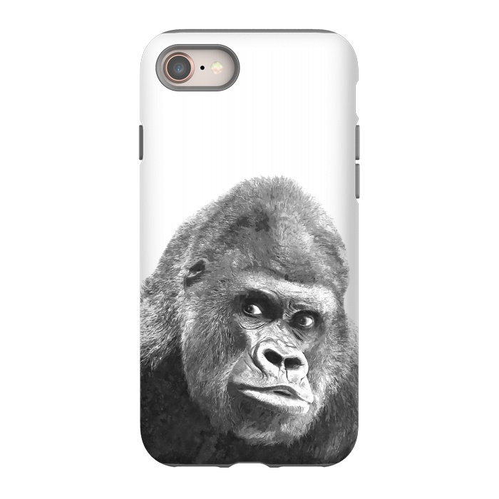iPhone 8 StrongFit Black and White Gorilla by Alemi