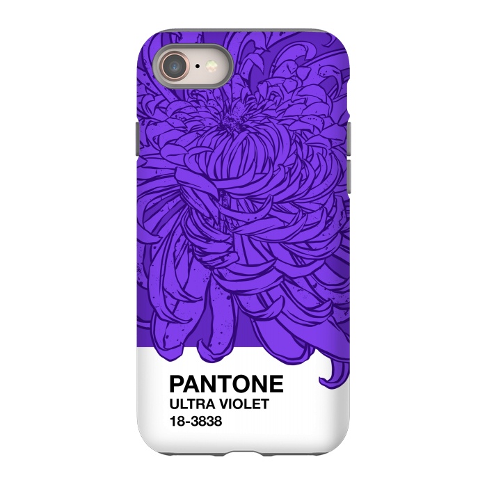 iPhone 8 StrongFit Pantone ultra violet  by Evgenia Chuvardina