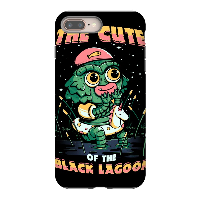 iPhone 8 plus StrongFit Cute of the black lagoon! by Ilustrata
