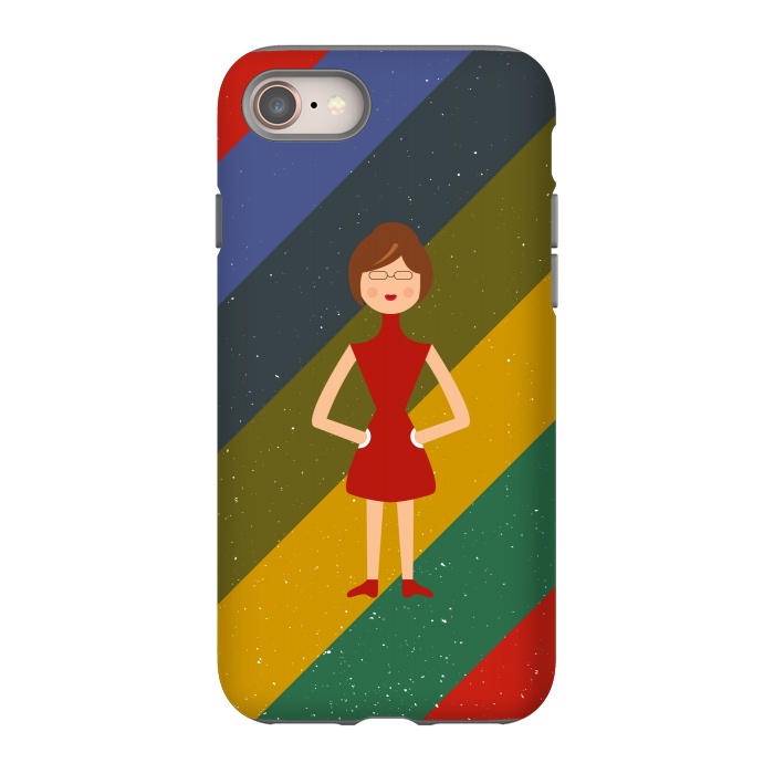 iPhone 8 StrongFit fashionable girl standing by TMSarts