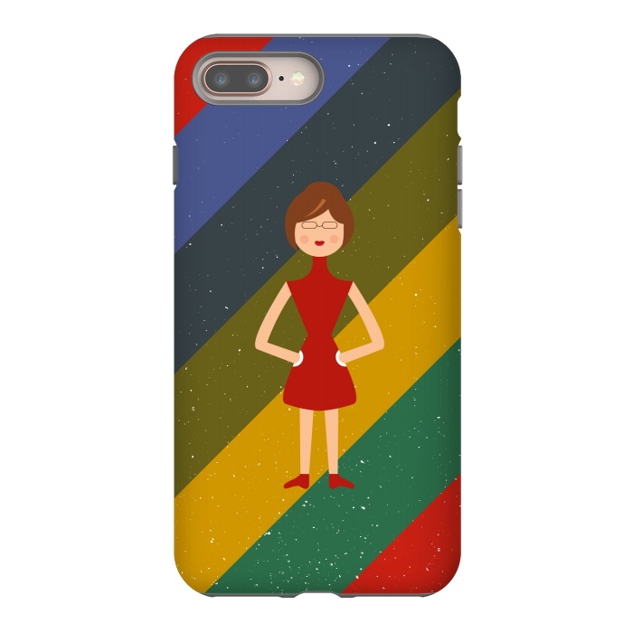 iPhone 8 plus StrongFit fashionable girl standing by TMSarts
