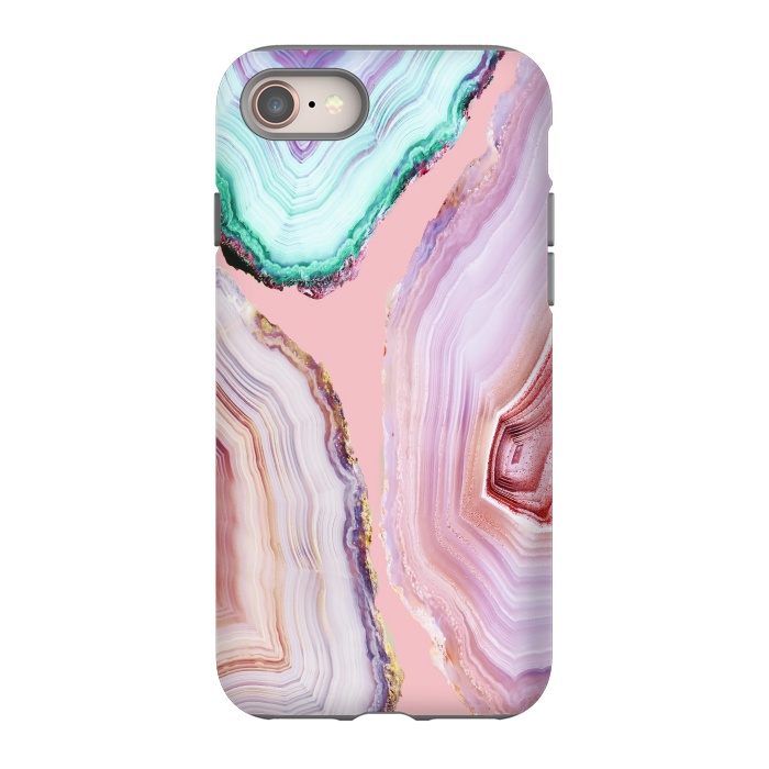 iPhone 8 StrongFit Mineral Agates #Glam collection by ''CVogiatzi.