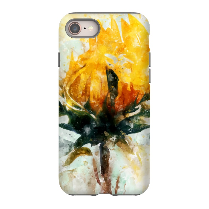 iPhone 8 StrongFit Born in Sunflower by Creativeaxle