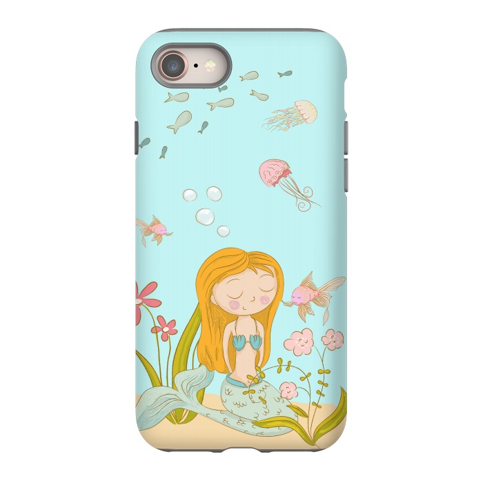iPhone 8 StrongFit Little Mermaid by  Utart