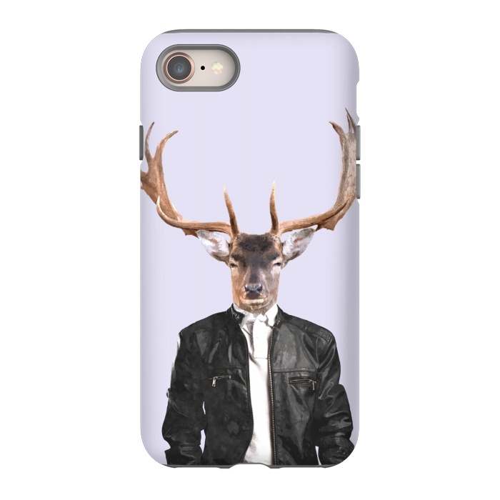 iPhone 8 StrongFit Fashionable Deer Illustration by Alemi