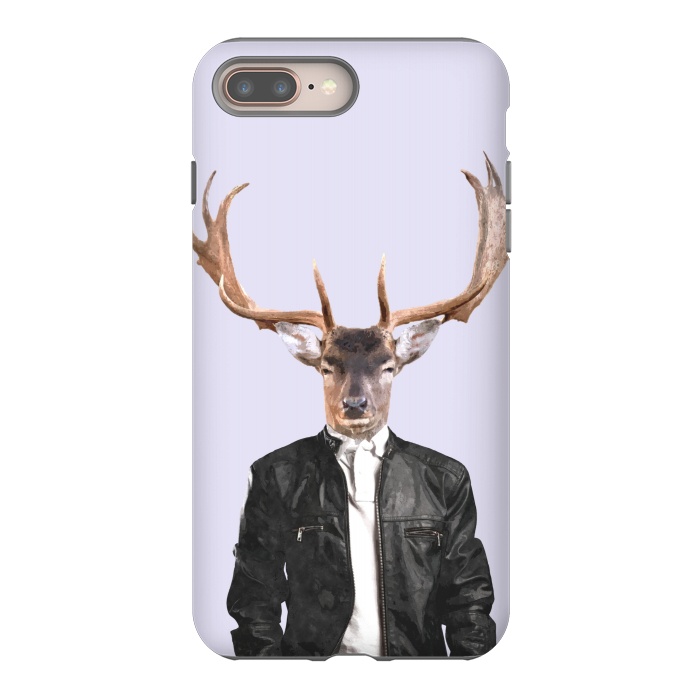 iPhone 8 plus StrongFit Fashionable Deer Illustration by Alemi