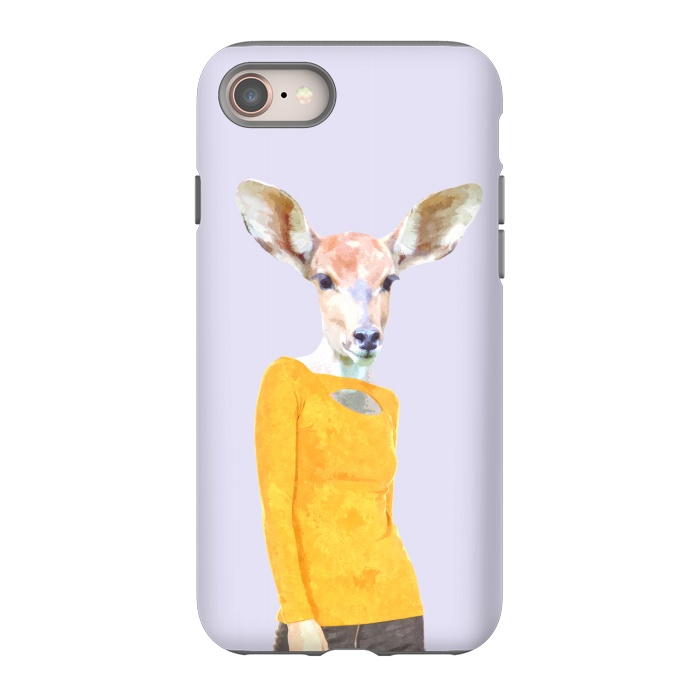 iPhone 8 StrongFit Fashionable Antelope Illustration by Alemi
