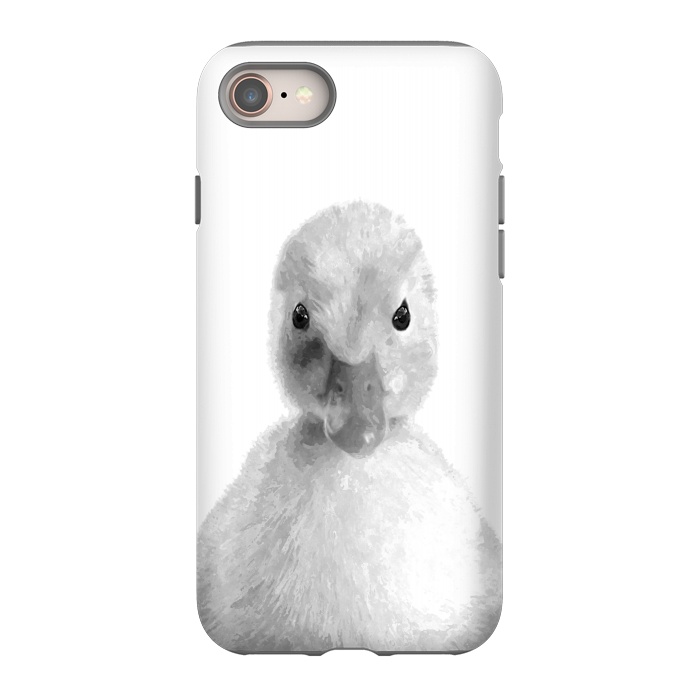 iPhone 8 StrongFit Black and White Duckling by Alemi