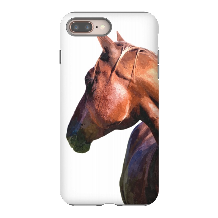 iPhone 8 plus StrongFit Horse Portrait by Alemi