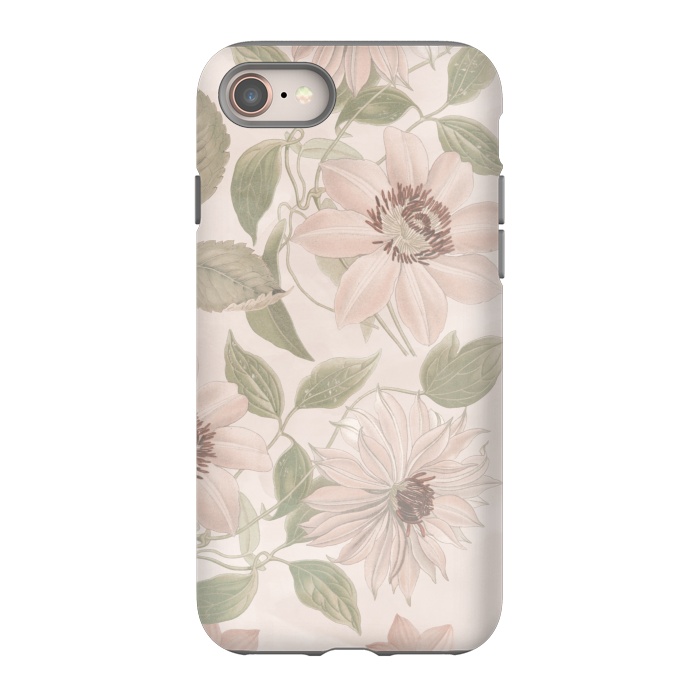 iPhone 8 StrongFit Nostalgic Flowers by Andrea Haase