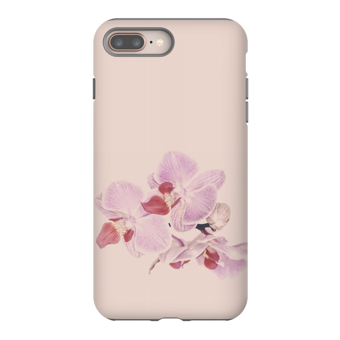 iPhone 8 plus StrongFit Orchid In Soft Pastel Pink by Andrea Haase