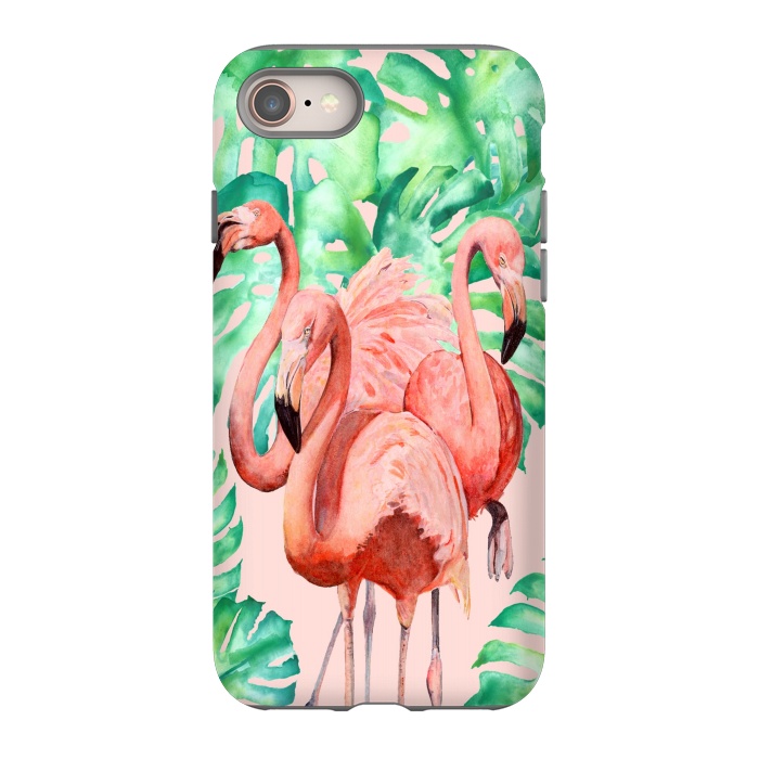 iPhone 8 StrongFit Flamingo Ivelin by ''CVogiatzi.